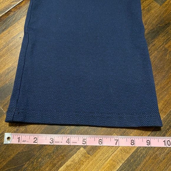 Womens Betabrand Pants Medium Navy Flare Pull On Stretch Yoga Lot of 2 AOP - Picture 13 of 13